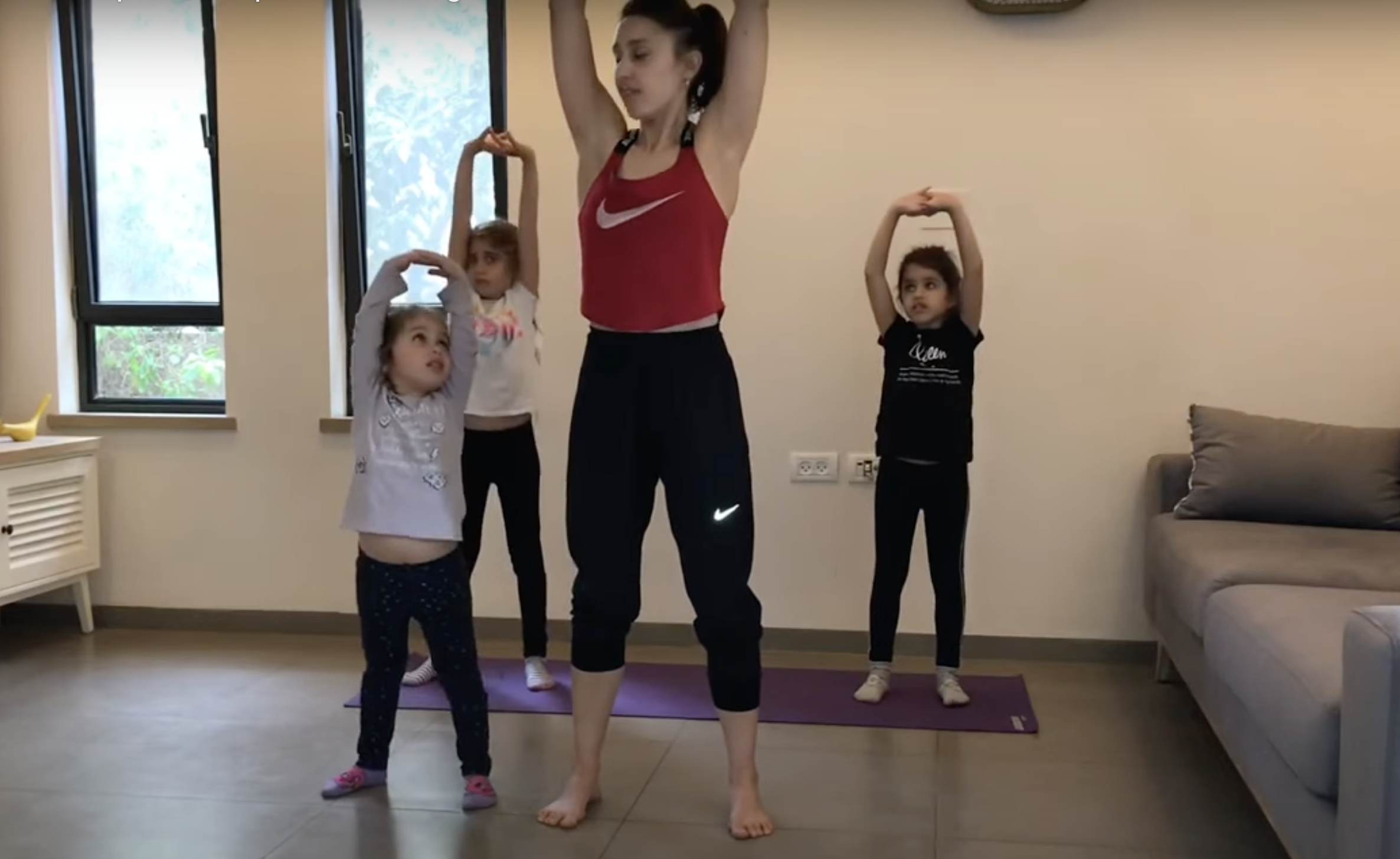 אימוני כושר קלים בבית לכל המשפחה